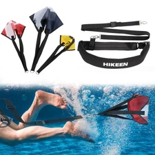 Hikeen Swimming Parachute Resistance Set Training Equipment with 3 Parachute ...