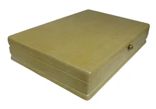 Vintage Tarnish Resistant Wood Silverware Flatware Wooden Storage Chest Box 84