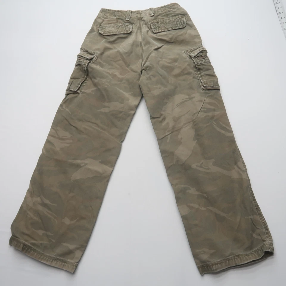 Pantalones cargo Arizona niños jóvenes camuflados talla 18 ajustados verde algodón (26x28) Foto 2 de 4