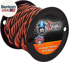 16 Gauge Transmitter Wire - 50 Foot Spool of Pre-Twisted Cable - Compatible with