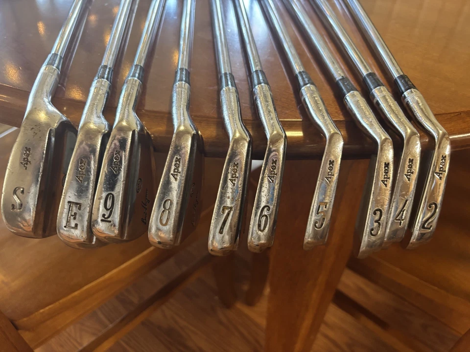 Hierros forjados Ben Hogan Apex II - 2-9, PW, ecualizador con 1,3,4,5 velocidades-ranura madera Foto 3 de 4