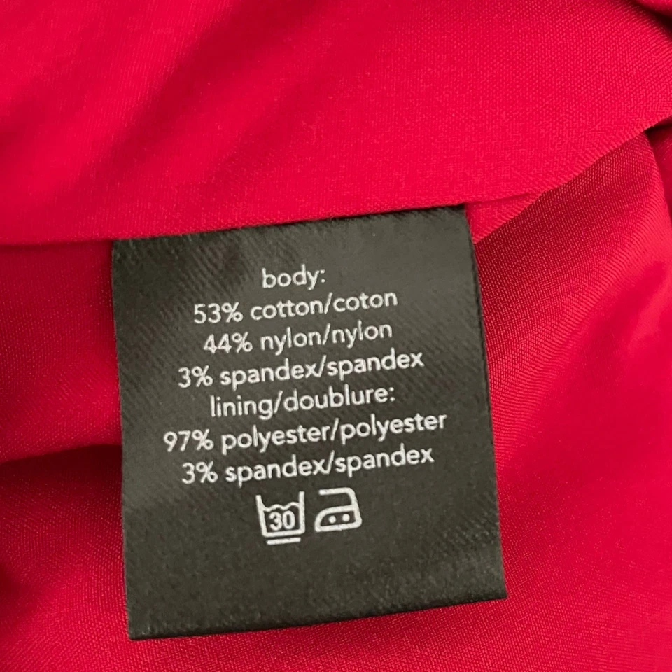 Mini Vestido Raoul Talla 2 Soho Rojo Borgoña Asheville Ceñido Sin Mangas Vaina Foto 4 de 4