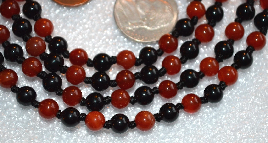 Carnelian and on sale black tourmaline