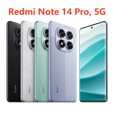 Xiaomi Redmi Note 14 Pro 5G SmartPhone HyperOS MediaTek 7300-Ultra IP68 512GB