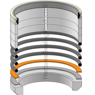 Cylinder Seal Kit For John Deere Loaders - Fits 644H, 644J, 650G Steering & Lift Cylinders