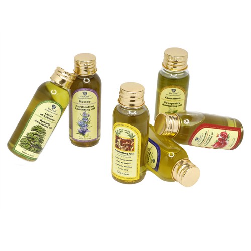 Juego de 6 botellas con aceites naturales de la Bendita Unción de Jerusalén 1fl.oz/30 ml cada uno - Imagen 3 de 3