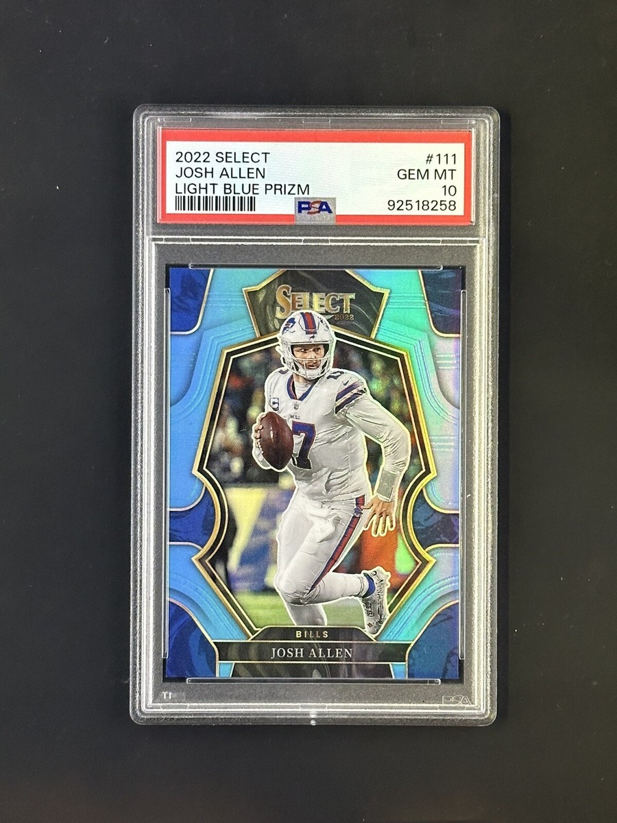 アルペラン・シェングン　SELECT AUTO PSA10 IN FlIGHT 2023 Josh Allen Select Light Blue Prizm /99 PSA 10 | eBay