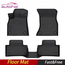 Premium Floor Mats Liners for Audi Q5 2018-2025 Heavy Duty Black 4Pcs Cargo Line