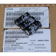 1-4pcs SIEMENS 10uF/500V EPCOS LL Axial Electrolytic Capacitors HiFi Audio 105℃