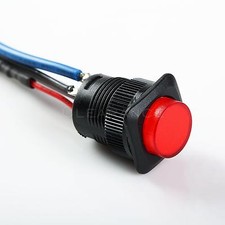 Red On/Off Switch Illuminated Momentary Push button Free Shipping