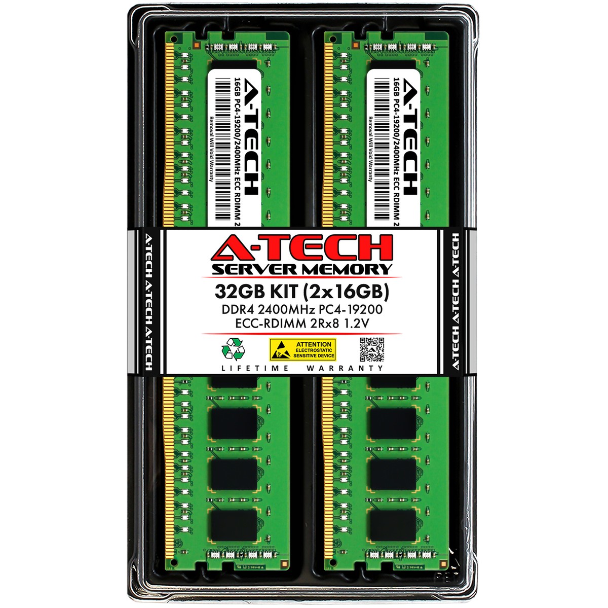 32GB 2x 16GB PC4-2400 RDIMM Dell PowerEdge M640 R530 R640 R730xd R940  Memory RAM