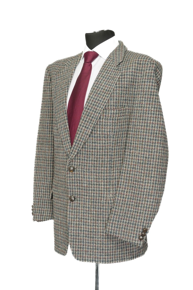 ジャケット・アウター vintage HARRIS TWEED navy jacket ct2 s-l1200.jpg