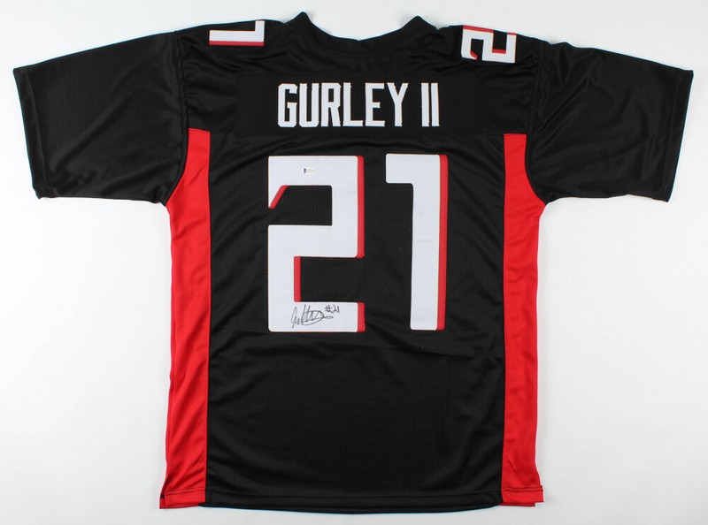 Todd Gurley Signed Atlanta Falcons Jersey (Beckett COA)  3xPro Bowl Running Back