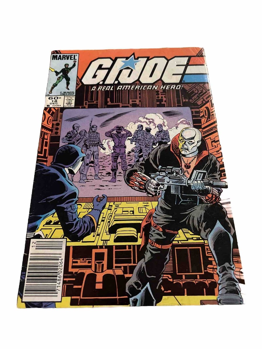 1983 G.I. Joe #18 Comic / Marvel Comics / 1st Printing / VG Snake