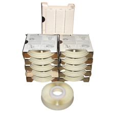 Lot of 11 Yankee / GAF / Sawyer 100-Film Slide Projector Carousel Trays w/Boxes