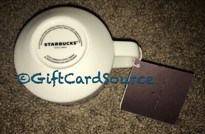 STARBUCKS COFFEE MUG 80/90 BLUE GREEN GOLD 12oz COLLECTIBLE NEW | eBay