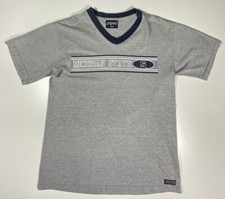 Vintage Michigan State T Shirt Sz M Jansport Made in USA V Neck MSU 90s