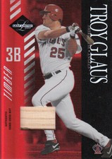 2003 Leaf Limited Timber #50 Troy Glaus White /25 - NM-MT