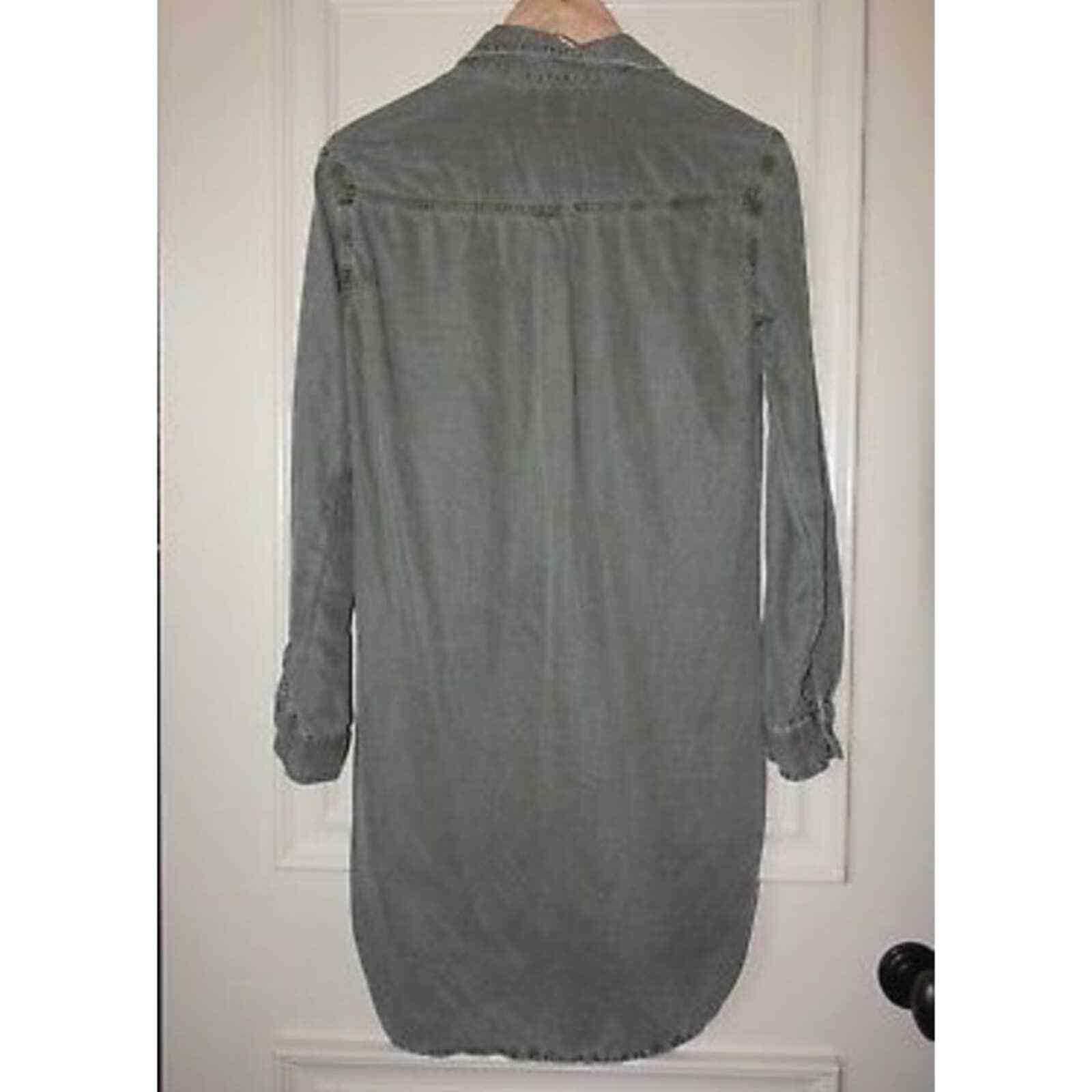 Anthropologie Faded Army Green Military Mini Shirt Dr… Gem