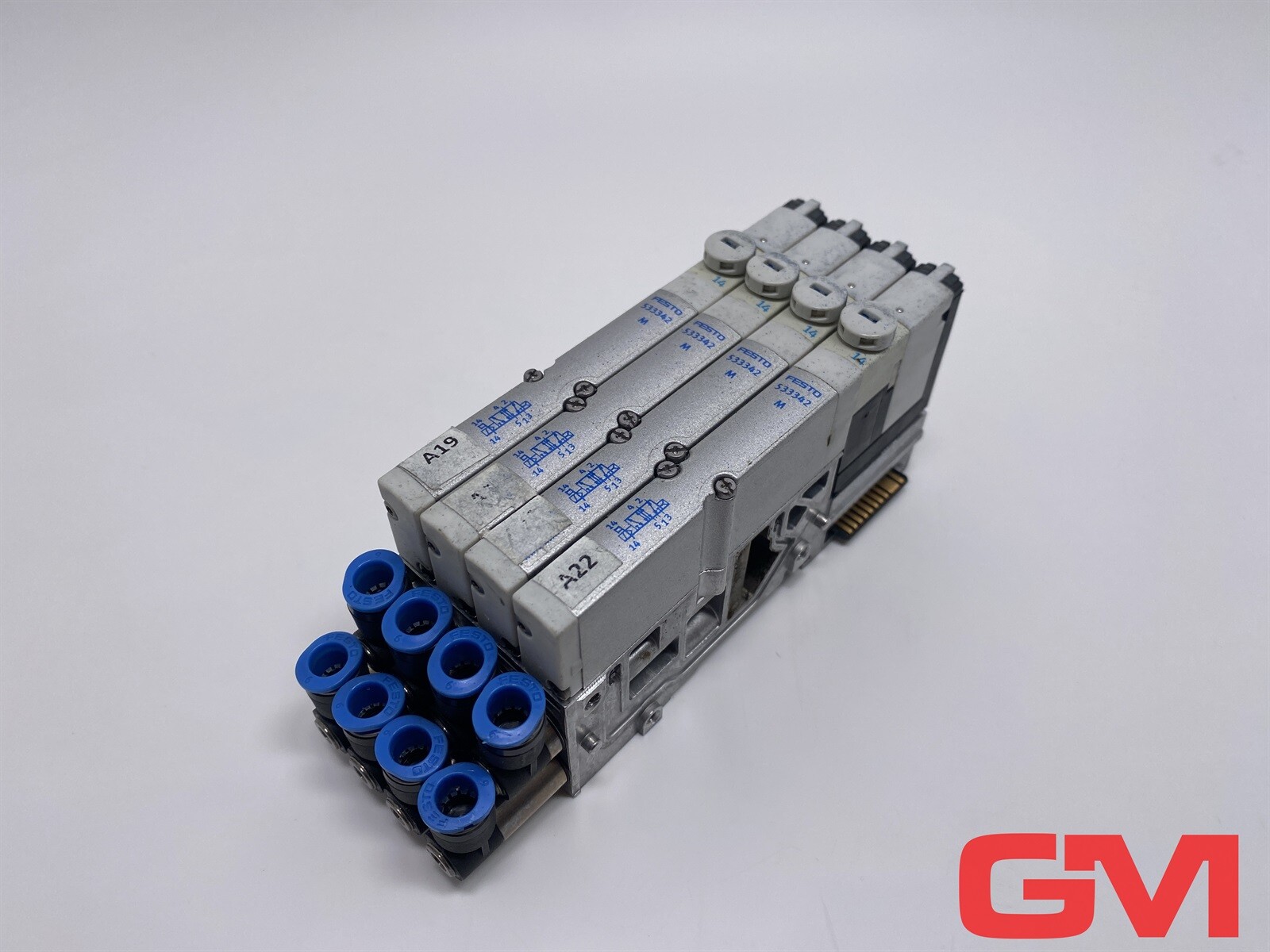 Festo Valve Unit VMPA1-FB-EMG-8 533361 4X VMPA1-M1H-M-PI 533342
