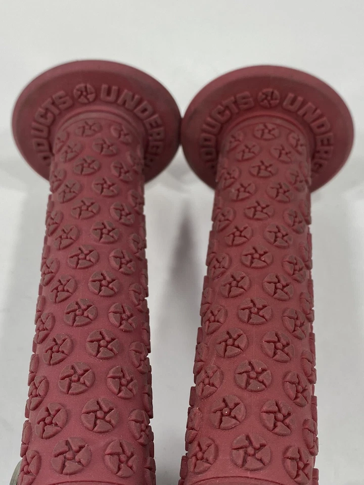 Empuñaduras Underground Products UGP Old Mid School BMX Rojo Granate S&M Estándar T-1 OG Foto 2 de 4