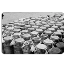 Vintage Milk Cans: A Rustic Farm Charm