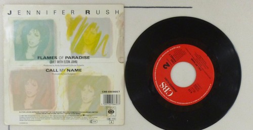 7" Vinilo Simple - Jennifer Rush Dueto Con Elton John – Llamas De P - S10922 K76 - Imagen 2 de 2