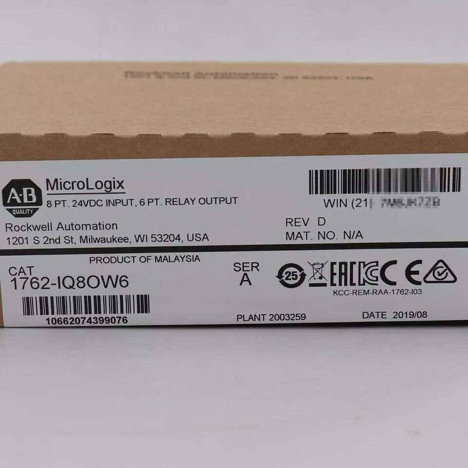 NEW Factory Sealed AB 1762-IQ8OW6 /A MicroLogix Combination Module