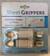 Sheet Grippers 4 Pc Evri Hold Bed Sheets In Place