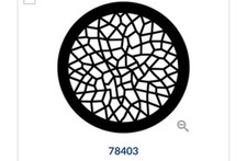 Rosco Lighting Gobo, Size M, "Dream Catcher", Steel, NEW, 2 gobos