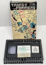 Vtg Transformers VHS Volume 4 Fire In The Sky 1985, FHE RARE Big Box Rental 80s