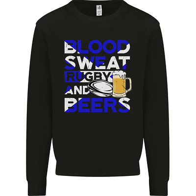 Schottland Blood Sweat & Beers Rugby Schottischer Herren Sweatshirt Pullover