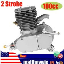 100cc Bicycle Engine Kit 2-Stroke Motorized Bike Motor Petrol Gas Engine CDI