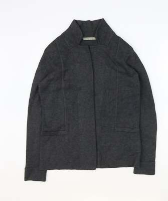 Marks and Spencer Damen Grau U-Ausschnitt Viskosemischung Cardigan Größe 10