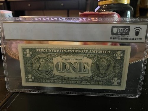 1974 $1 FRN FR1908-F* PCGS 66 EPQ, Atlanta Star Note S/N F 05557288*! BEAUTIFUL - Picture 3 of 3