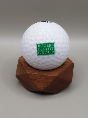 Rogers Benefit Group Logo Golf Ball Beta LS Collectors Display Ball