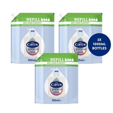 Carex 2 Hour Protection Antibacterial Moisture Hand Wash Refill 1L 3 Pack