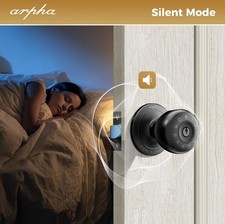 ARPHA Keyless Entry Smart Door Knob Door Lock Fingerprint Keypad Auto Lock 5
