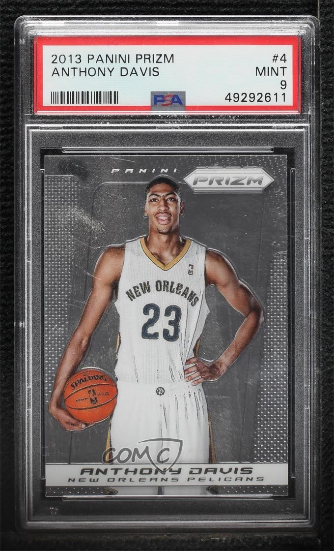 2013-14 Panini Prizm Anthony Davis #4 PSA 9 MINT 8at