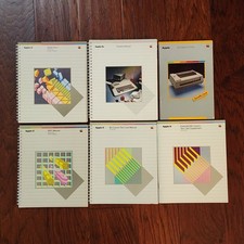 Vintage Apple II IIe Manual Lot - Quick File WPL 80-Column Text Card Supplement