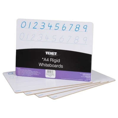 Texet A4 Whiteboard starre Zahlenbildung 5er Pack (WB-NUMPK5)