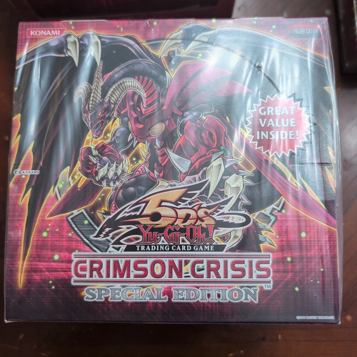 YUGIOH • 5DS CRIMSON CRISIS SPECIAL EDITION • BOOSTER BOX • UPPER DECK •  SEALED