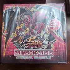 YUGIOH • 5DS CRIMSON CRISIS SPECIAL EDITION • BOOSTER BOX • UPPER DECK • SEALED