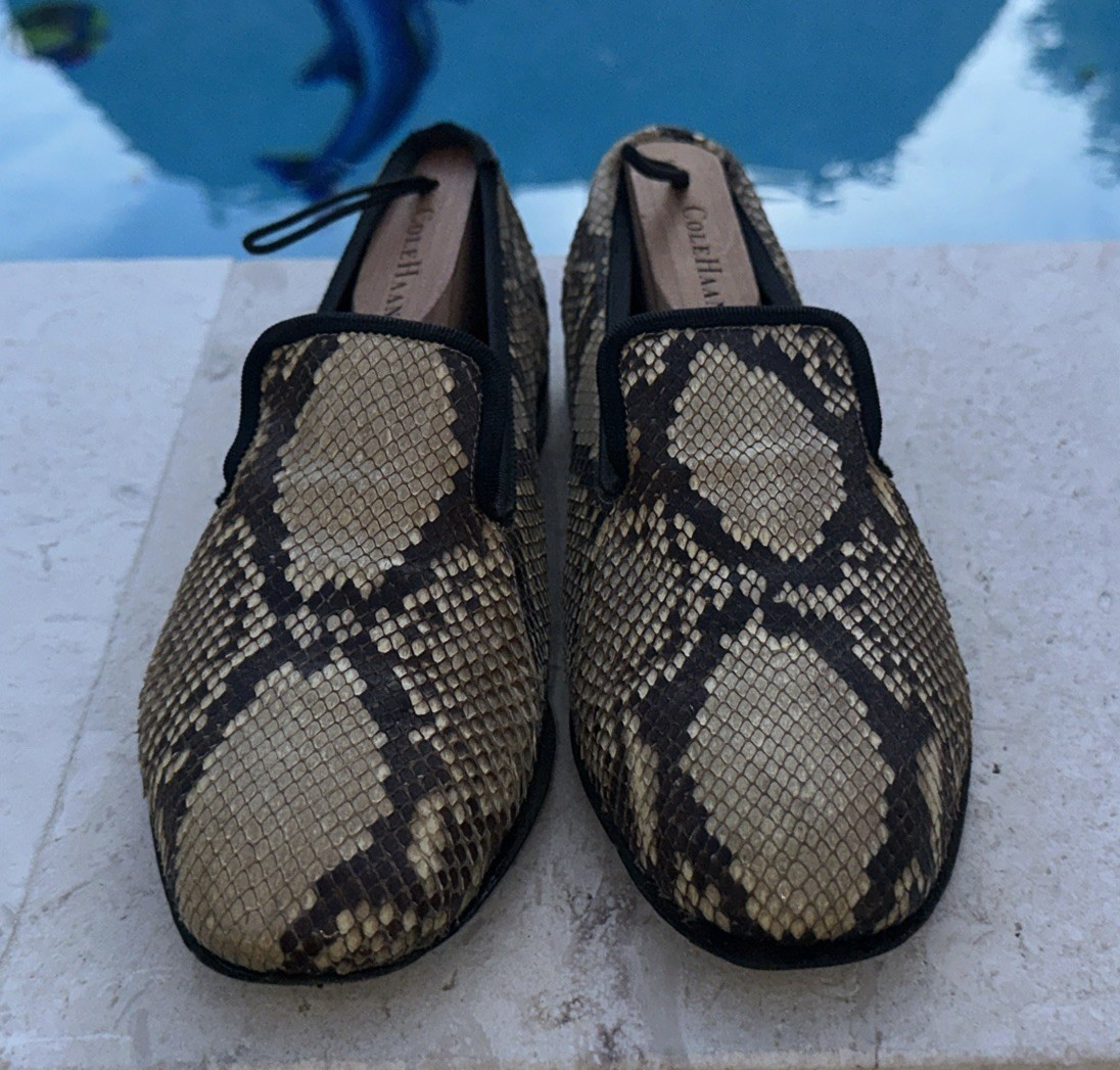 CELINE MULTI COLOR PYTHON LEATHER FLATS Sz 36 MAD… - image 4