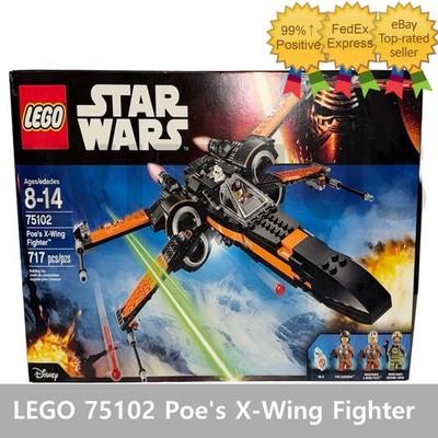 LEGO 75102 Star Wars Poe's X-Wing Fighter 717pcs/ Brand New Sealed