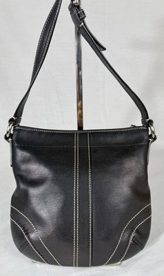 小物 SOHO 01 (V) 😎😎😎VINTAGE COACH BLACK LTR Soho Small XBody 2000 Perfect Sz To