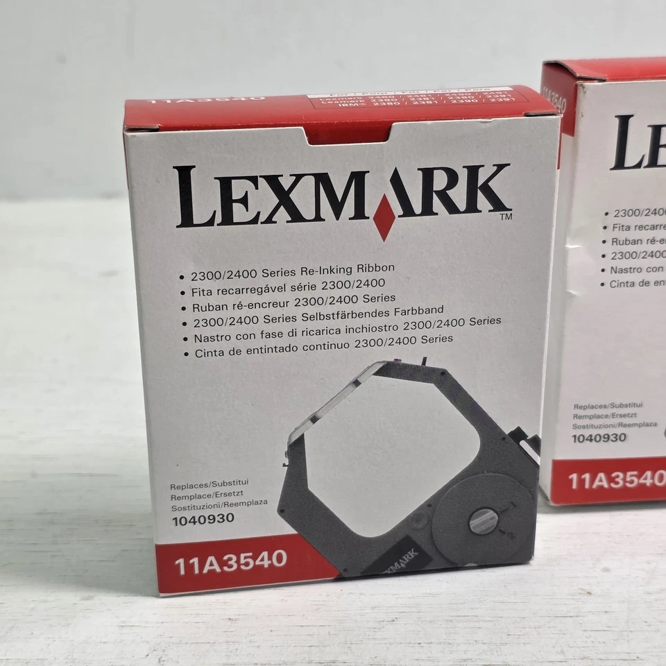 2 - Genuine Lexmark 11A3540 Replaces 1040930 Re-Inking Ribbon 2300 2400 New! - Image 2 of 4