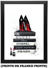 Fashion Is Beauty - Designer Art (A5 A4 A3 Picture Print / Framed Poster) #094