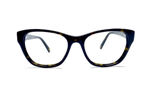 Nine West Brown Tortoise w Red Gold Logo Cat Eye Glasses NW080 206 50 17 135