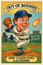GX379 Nuke LaLoosh Durham Bulls Out of Bounds 4x6 12x18 16x24 Photo